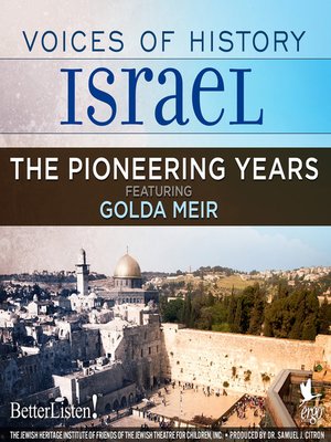 cover image of Voices of History Israel: The Pioneering Years